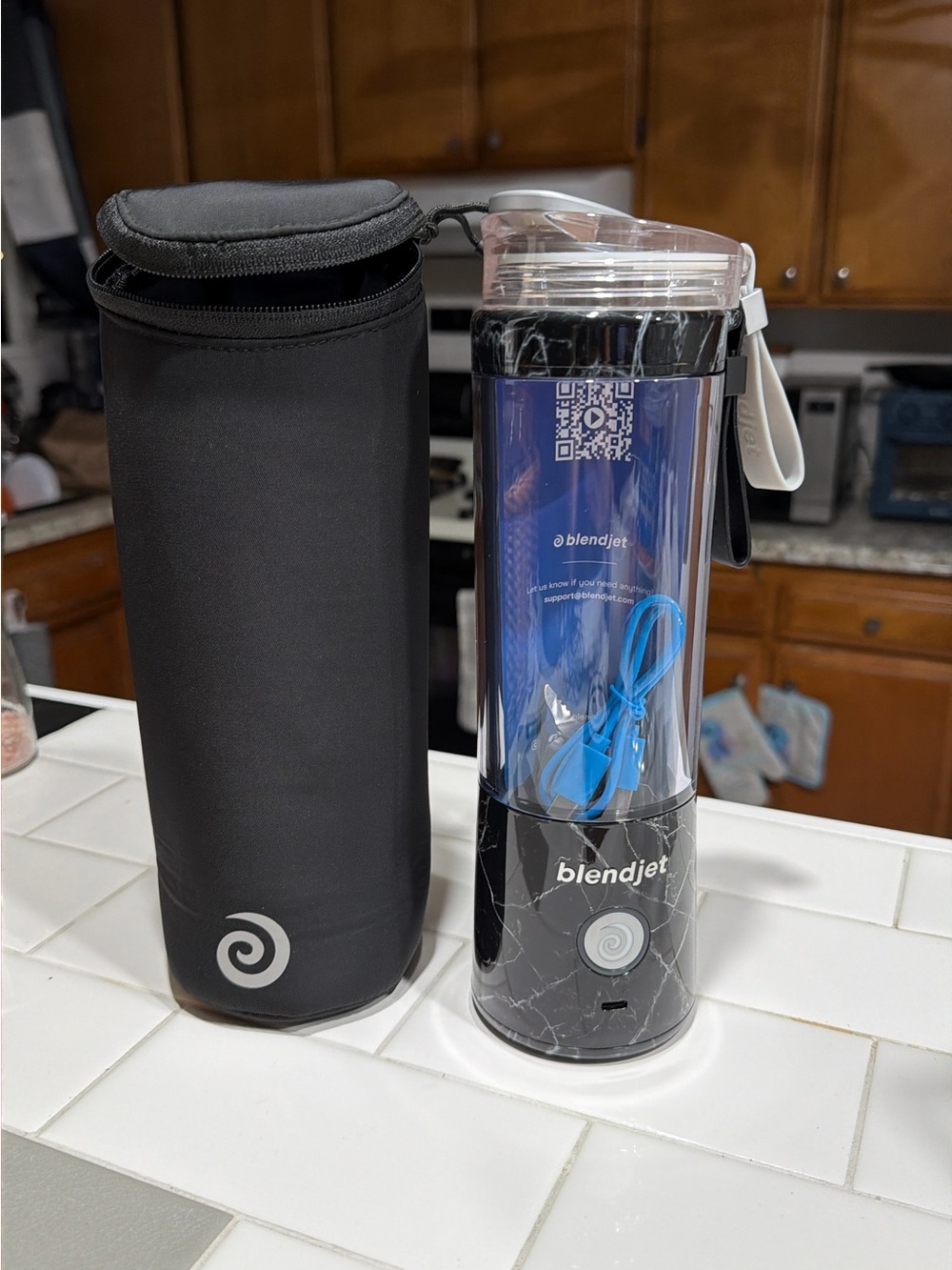 Blendjet Portable Personal Blender - Black marble